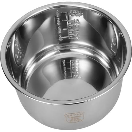 KOCKSHION Ersatztopf Für Reiskocher 5 L Innentopf Für Reiskocher Stabiler Edelstahl