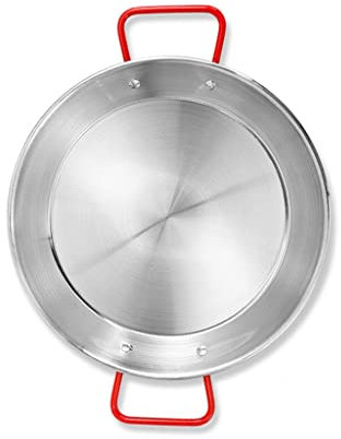 MMRTDJDR 20-30 cm Freing Olla Acero Inoxidable Oreja española Antiadherente freír sartén Recipiente de Placa de Fruta de Cacerola