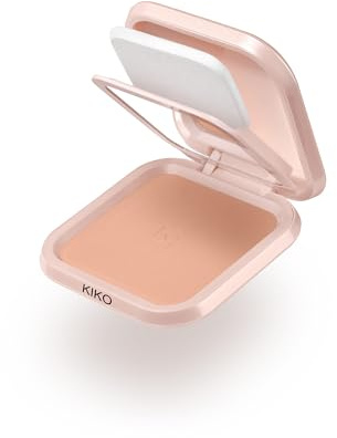 KIKO Milano Skin Lover Refining Face Powder Foundation 06, Feuchtigkeitsspendende, Vereinheitlichende Kompaktpuder-Foundation