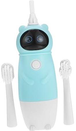 VALICLUD Elektrische Zahnbürste für Kinder Ipx7 Pp Material Sanfte Reinigung für Zähne und Zahnfleisch Blau