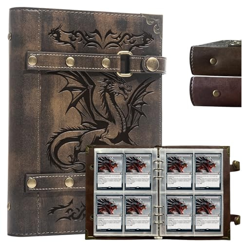 Sammelkartenbinder – 4 Taschen, 240 Karten, stabiles Kartensammelalbum