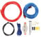 Aramox 10 Gauge Amplifier Installation Kit, High Conductivity, Stable Amplifier Installation Kit,10 Gauge Wiring with 60A for Car Radio, Subwoofers
