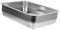 FONDOTIN Stainless Steel Roasting Pan Rectangular Dish with Handles for Easy Serving Lightweight Resistant Food Tray for Home Hotel and Restaurant Use