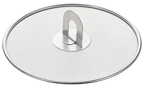 Garneck Paraspruzzi Acciaio Inossidabile Rete Antispruzzo per Padella e Friggitrice Protezione Olio Resistente al Calore per Cucina Domestica e Professionale