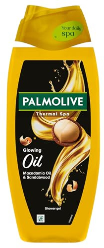 Palmolive Thermal Spa Glowing Oil Shower Gel Body Wash 400ml | Locks in Moisture for a Spa-Like Experience, 100% Natural Essential Oil & Natural Origin Ingredients