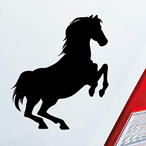 Hellweg Druckerei Pferd Horse Pony Pferdeliebhaber Reiten Auto Aufkleber Sticker Heckscheibenaufkleber