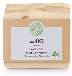 Natürliche Gesichtsseife - Lavendel und Milch - Gesichtsreinigung - Sensible Haut - 60g