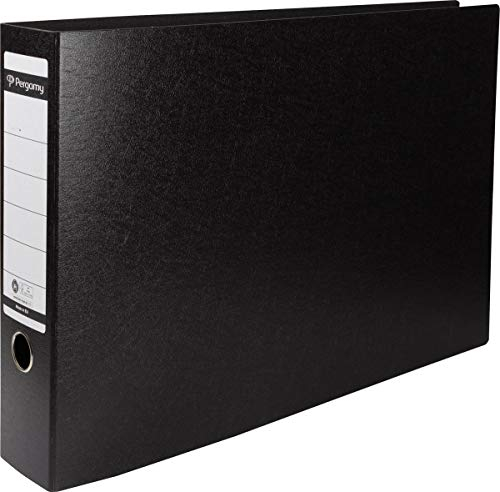 Pergamy 900900 Ordner A3 quer 8cm schwarz