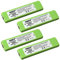 HQRP 4-Pack Gumstick Battery Compatible with Sony NC-5WM NC-6WM NH-9WM NH-10WM NH-14WM 1-528-231-11 D-777 D-E01 D-E888 D-E900 D-E905 D-E990 D-E999 D-EJ01 D-EJ825 D-EJ885 D-EJ915 WM-EX610 WM-EX612
