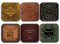 Lot de 6 Dessous de Verre avec Romans complets de Jane Austen Six Tasses à café avec Romans complets des Dessins de Livre de Jane Austen (Titre du Livre)
