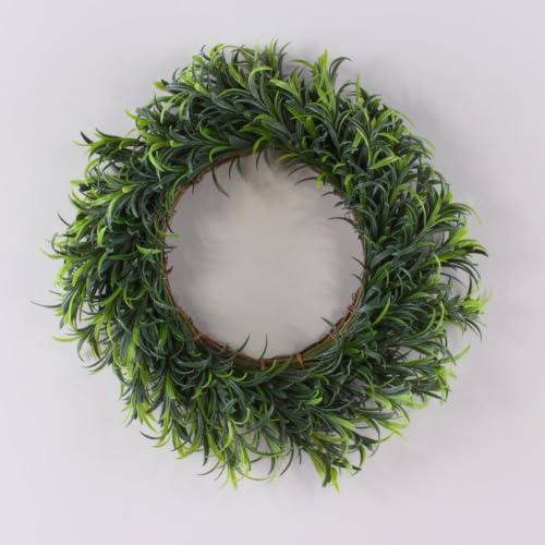 artplants.de Rosmarin Kunstkranz Dominique, grün, Ø30cm - Dekokranz/Rosmarin künstlich