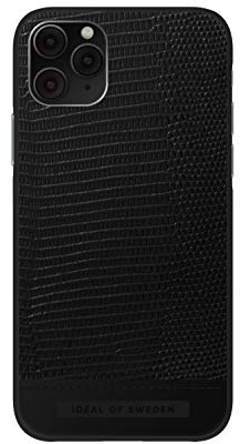 IDEAL OF SWEDEN Texturierte Atelier- Handyhüllen grifffreundlichen Design aus PU-Kunstleder, schützend und stoßfest, kompatibel mit iPhone 11 Pro und X/XS (Eagle Black)