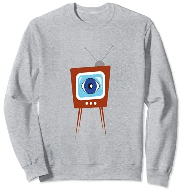 Televisor retro moderno de mediados de siglo Sudadera