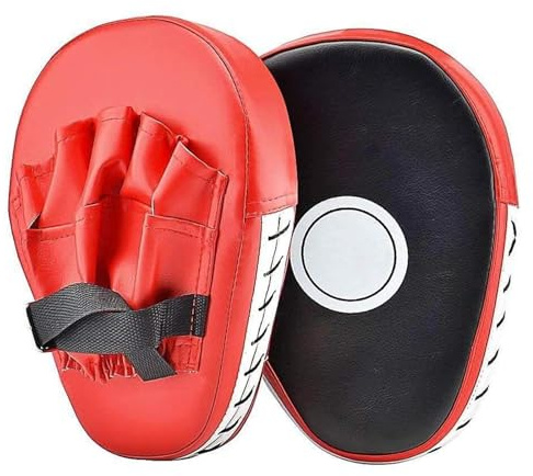 Boxen-Schlagpolster, 1 Paar, Leder, gebogen, Schild, MMA, Muay Thai, Pao, Schlagtraining