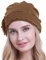 osvyo Chemo Kopfbedeckung für Damen,Turban Mütze für Frauen, Krebs Beanie Haarausfall versiegelte Verpackung Tiefe Aprikosen