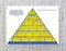 Poster, Motiv: Pyramide des Erfolgs, 50,8 x 40,6 cm, ungerahmt