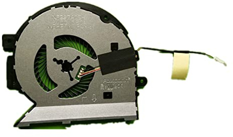 Replacement Laptop CPU-Lüfter Abkühlen Fan für for HP Chromebook 14b-ca0000 x360 Schwarz