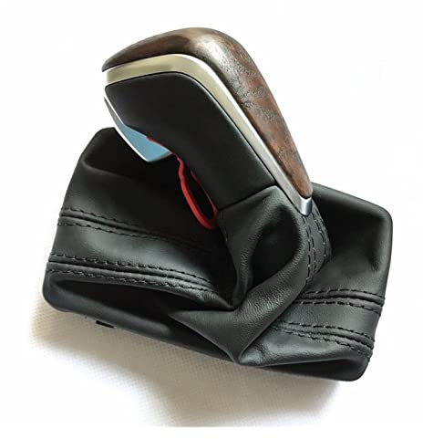 Schalthebelknauf Schaltknauf Für Audi A4 A6 C7 A7 Leder Schaltknauf Auto Schalthebel (Farbe : 2)