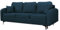 Mirjan24 Schlafsofa Vadrin III mit Bettkasten und Schlaffunktion, 3 sitzer Schlafsofa, Couchgarnitur, Sofa mit Bettfunktion, Schlafcouch, Bettsofa, Couch mit Schlaffunktion (Manila 25)