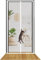 Rideau Anti-moustiques Avec Fermeture Éclair Et Moustiquaire For Porte, Moustiquaire Magnétique For Porte De Balcon, Porte De Cave, Salon, Porte De Terrasse, Protection Contre Les Mouches ( Color : D