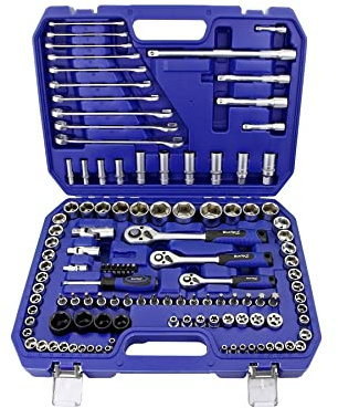 Blue Spot Tools 120 PCE 1/4, 3/8 & 1/2 Socket Set