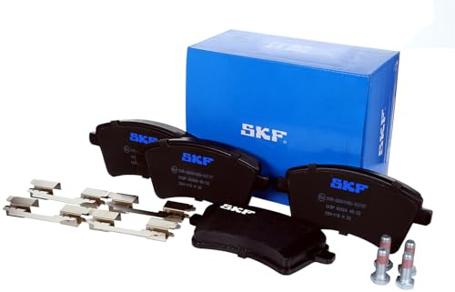 SKF Scheibenbremse Bremsbelag mit Zubehör VKBP 80024-4er Set - Position Vorderachse Höhe 73 mm Länge 166 mm Breite 103 mm Dicke 18,6 mm OE Qualität