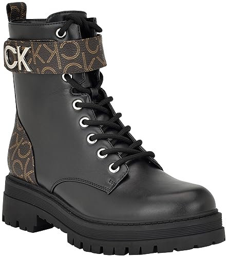 Calvin Klein Stivali da donna Prescot Mid Polf, Nero 002., 38 EU