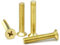 Vis à tête plate cruciforme en laiton, vis de réparation à tête fraisée, vis à tête ronde entièrement filetées, or, M5x60 mm, 20 pièces