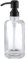 Rzoeox Klarglas-Seifenspender mit schwarzer Pumpe, 325 ml, Flüssigseifenspender für Badezimmer, zylindrisch, mit Edelstahl-Pumpe für Geschirr, Handseife, Küche, Waschtisch, Arbeitsplatte