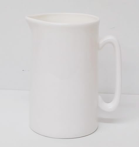 Pichet blanc en porcelaine fine 570 ml