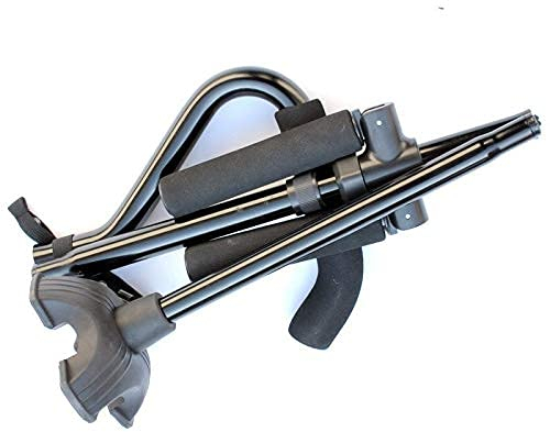 Gehstock, Gehstock aus Aluminiumlegierung, Gehstock, Handkrücke, ältere Menschen, teleskopisch, vierbeinig, mit Lampe, rutschfest, sicher, Gehhilfenstock (Stock) Star of Light