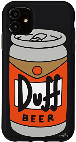 Die Simpsons Duff Bier Schwarz Hülle für iPhone 11
