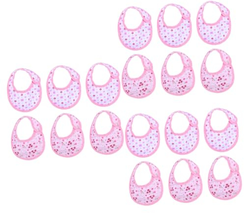 HEMOTON 9sätze Teiliges Puppenlätzchen Wiederverwendbare Fütterlätzchen Puppen Spielzeugzubehör Für Kleine Mütter Und Rollenspiele