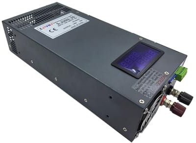 2000W Schaltnetzteil mit Display,Einstellbarer, industrieller Ladeadapter passend für LED, Batterie laden/aktivieren, Motor, Elektronisches DIY 0-60V 0-33A (60, Volt)
