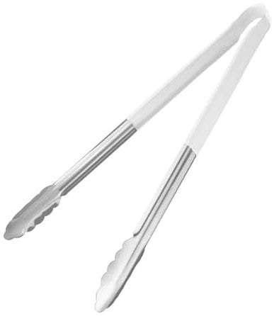 Hygiplas - Pinza da portata con codice colore, 405 mm, colore: Bianco