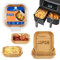 KT Kitchens Disposable Air Fryer Liners 100PCS|Adaptable to CASORI, Tefal & Ninja Fryer|Leak-Proof Air Fryer Liners|Grease & Waterproof, Heat-Resistant, & Oven-Safe Kitchen Air Fryer Accessories