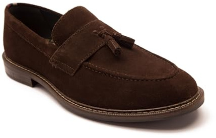 Thomas Crick 'Clinton' Men's Leather Tassel Formal Loafer Shoes
