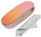 FINTIE Hardcase Brillenetui - Tragbare Hartschale Brillenetui mit Brillenputztuch - Etui für Brillen und Sonnenbrille, Sonnenuntergang Ombre