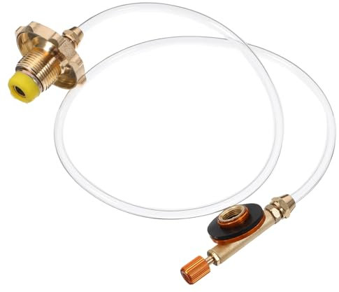 GAROZATION Tragbarer Camping-gaskocher-Adapter Handrad Passgenaues Sicherheitsventil Für Outdoor-gasfüllungen Robust Und Auslaufsicher Kompatibel Mit Camping-gaskartuschen