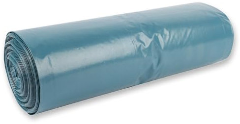 80 Stück Hygoclean Müllsäcke Premium, 160 l | LDPE, Rolle, blau, L: 120cm, B: 90cm, 80my, Müllsäcke, Abfallsack, Müllbeutel, Mülltüten, Hausmüll, Abfallbeutel
