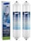 Refrigerator Water Filter, Compatible for Samsung, Plus DA29-10105J Hatex/exp WSF-100 Pure Plus 5231ja2010b Refirgerator Water Filter Replacement Accessories.(DA29-10105J 2pcs)