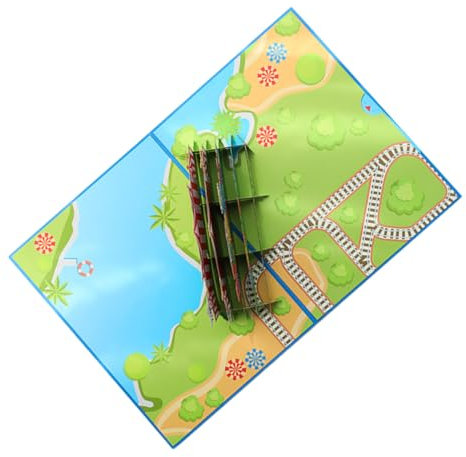 Gadpiparty Geburtstagskarte im Freizeitpark Design Lustige Geburtstagskarte Pop Up Karte für Kindergeburtstage Karte für Unvergessliche Geburtstagsgeschenk für Familie und Freunde