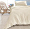 Wohnen & Accessoires GmbH & Co. KG Leinen-Bettwäsche Set Sintra 155x220cm + 80x80cm Creme