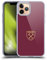 Head Case Designs Officially Licensed West Ham United FC Gold Logo Crest Gel Case [Military Grade Protection] Compatible With Apple iPhone 11 Pro