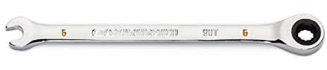 GEARWRENCH Llave combinada de trinquete de 12 puntos de arco oscilante de 4 grados de 6 mm - 86906
