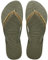 Havaianas Slim Velvet Flip Flops Damen, Grün, 35/36 EU