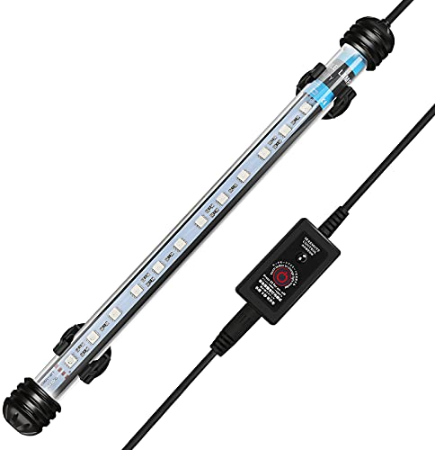 Einfeben 7W 71cm Aquarium LED Beleuchtung Aquarium Licht Aquariumleuchte Wasserdicht RGB Aquarium Lampe Unterwasserleuchte