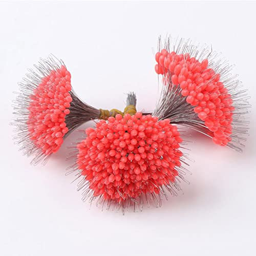 300PCS Fishing Bobber Beads Stopper, Rubber Float Sinker Stops Fishing Tackle Accessories,Float Rubber Stopper Fishing Stopper Silicone Float Bean Fish Line Accessories for 0.8#-2.0# Line
