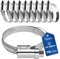 VIOKS Schlauchschellen SET 10x 32-50mmØ Schlauchschellen Edelstahl/Schlauchklemmen Set/Schlauchschеllen Sortiment/Schellеn Poolschlauch/Schlauchschеlle/Schellе Waschmaschinenschlauch