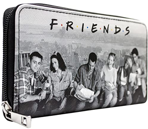 Central Perk Friends Lunch on a Skyscraper Grau Portemonnaie Geldbörse